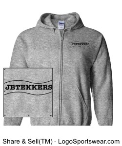 JBTekkers full zip sweater Design Zoom